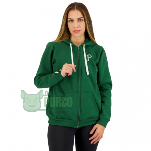 Jaqueta Moletom Warrior Palmeiras Verde Feminina
