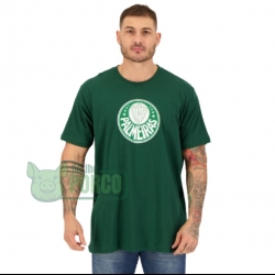 Camiseta Plus Size Palmeiras Maior Campeão do Brasil Verde