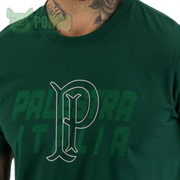 Camisa Plus Size Palmeiras Palestra Itália Verde