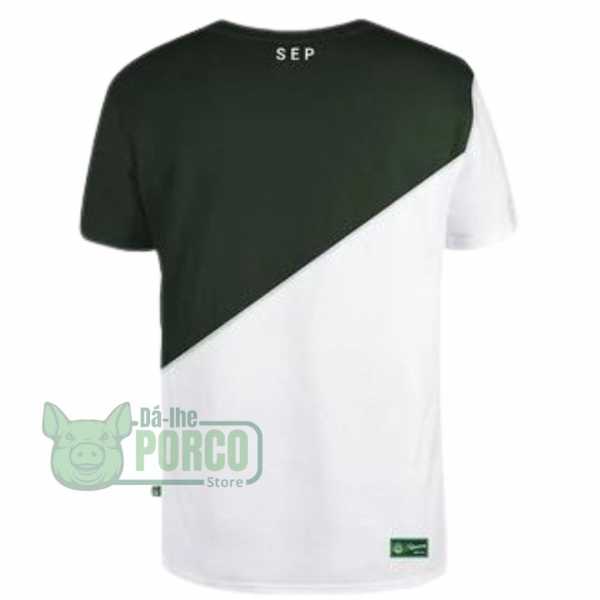 Camisa Plus Size Palmeiras Verde e Branca
