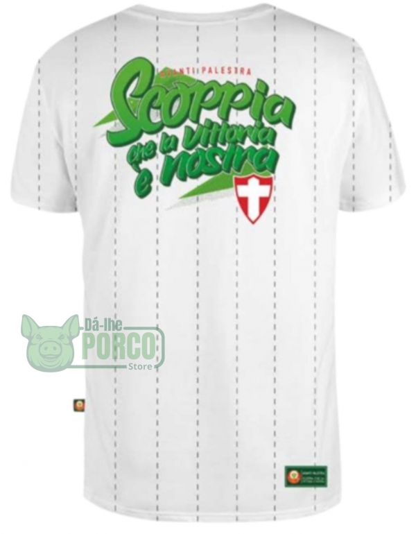 Camisa Plus Size Palmeiras Scoppia Che La Vittoria É Nostra Branca
