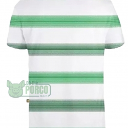 Camisa Plus Size Listrada Branca Savóia Palmeiras 
