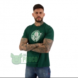 Camiseta Plus Size Palmeiras Riscos Verde