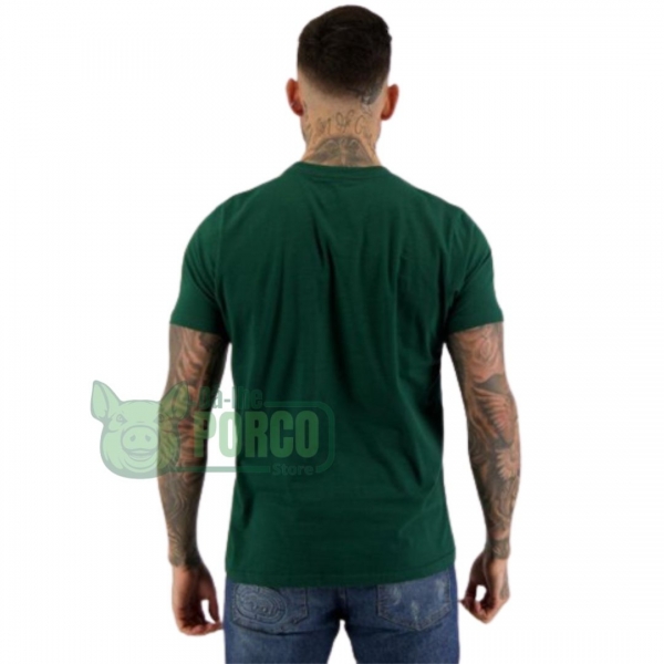 Camiseta Plus Size Palmeiras Riscos Verde