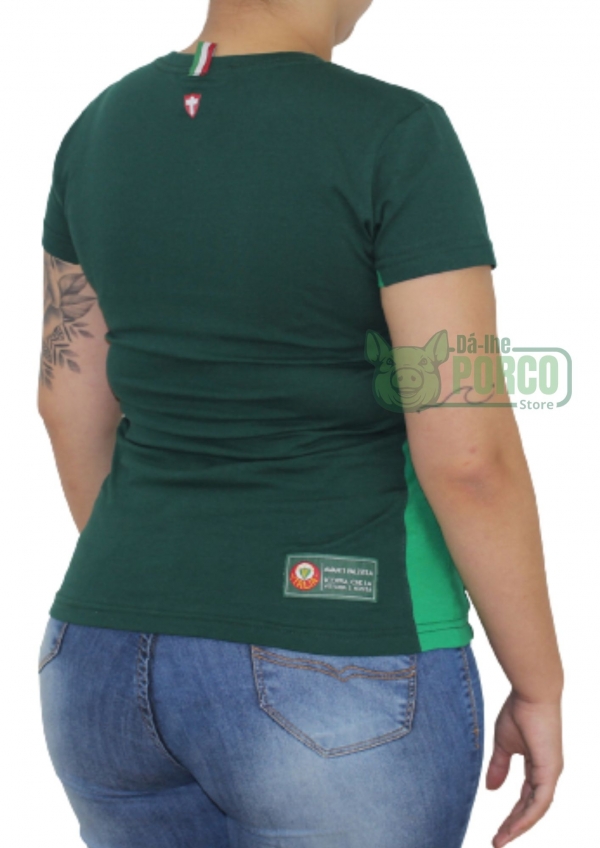 Camiseta Feminina Palmeiras Palestra Italia