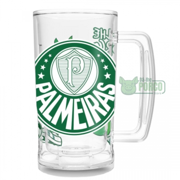 Caneca Fest 450ml Palmeiras Dá-lhe Porco