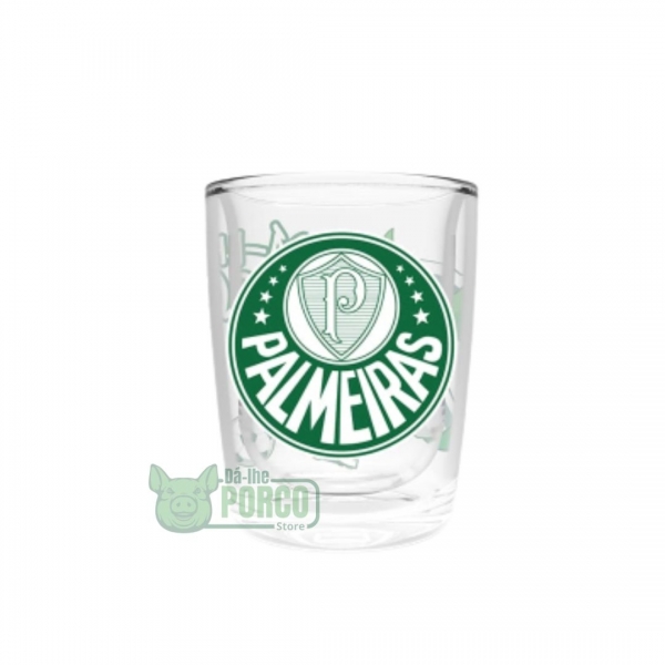 Copo Shot 60ml Palmeiras Dá-lhe Porco