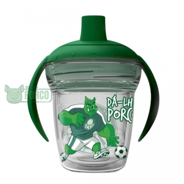 Copo ABCD 170ml Palmeiras Dá-lhe Porco