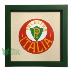 Quadro Palmeiras Palestra Italia 22x22cm