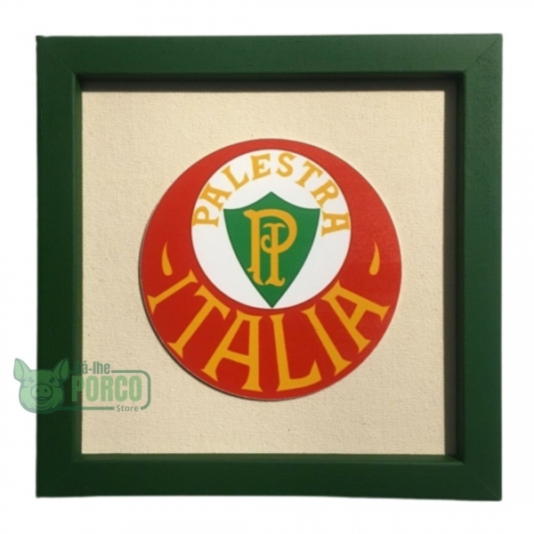 Quadro Palmeiras Palestra Italia 22x22cm