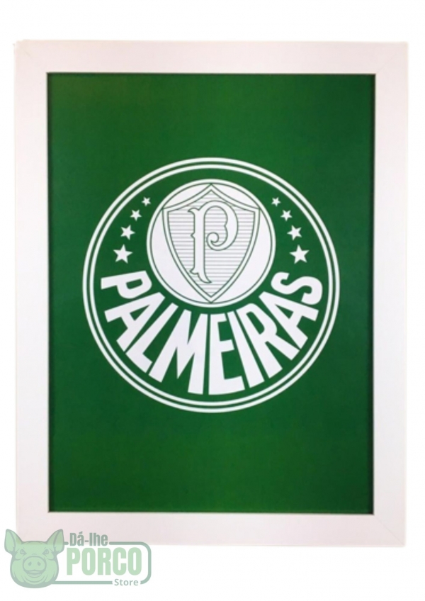 Quadro com Vidro Palmeiras/Coroas 30cm (2 em 1)