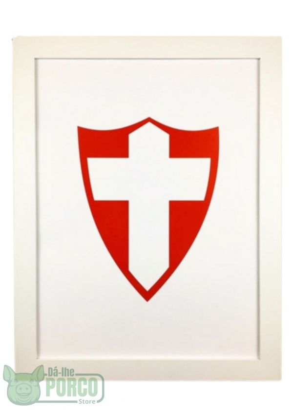 Quadro com Vidro Palmeiras Palestra Itália/Savóia 30cm (2 em 1)