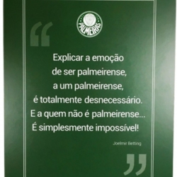 Placa MDF Palmeiras Joelmir Beting New 30cm
