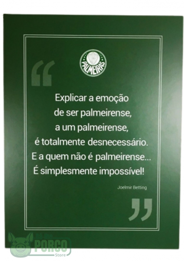 Placa MDF Palmeiras Joelmir Beting New 30cm