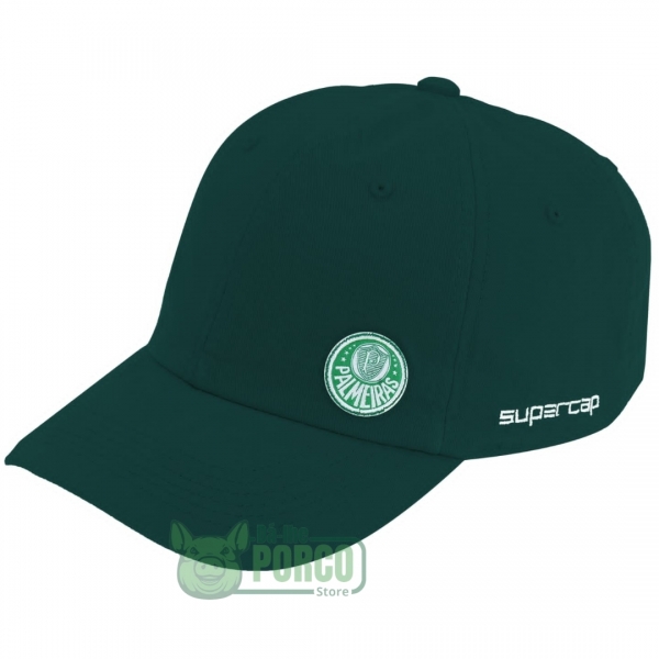 Boné Palmeiras Patch Bordado Supercap Verde Feel