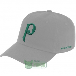 Boné Palmeiras Bordado Relevo Ajustável - Cinza