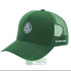 Boné Palmeiras Trucker Silk Verde