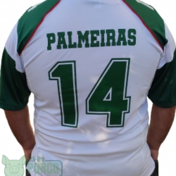 Camisa Palmeiras Futebol Americano Masculina - Branco
