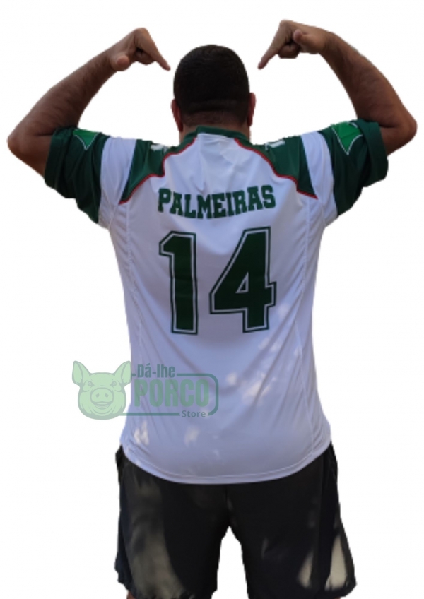 Camisa Palmeiras Futebol Americano Masculina - Branco