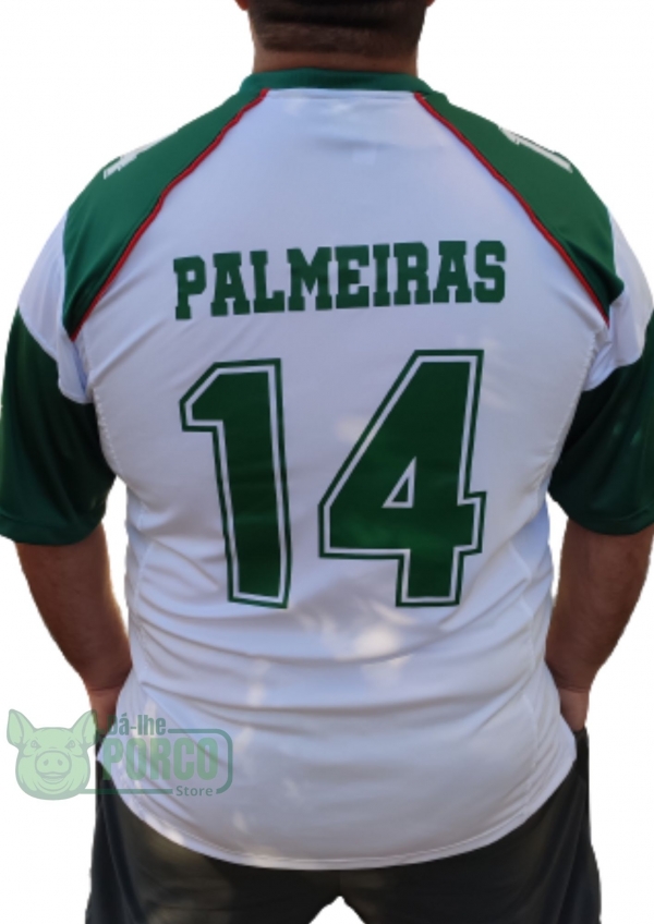 Camisa Palmeiras Futebol Americano Masculina - Branco