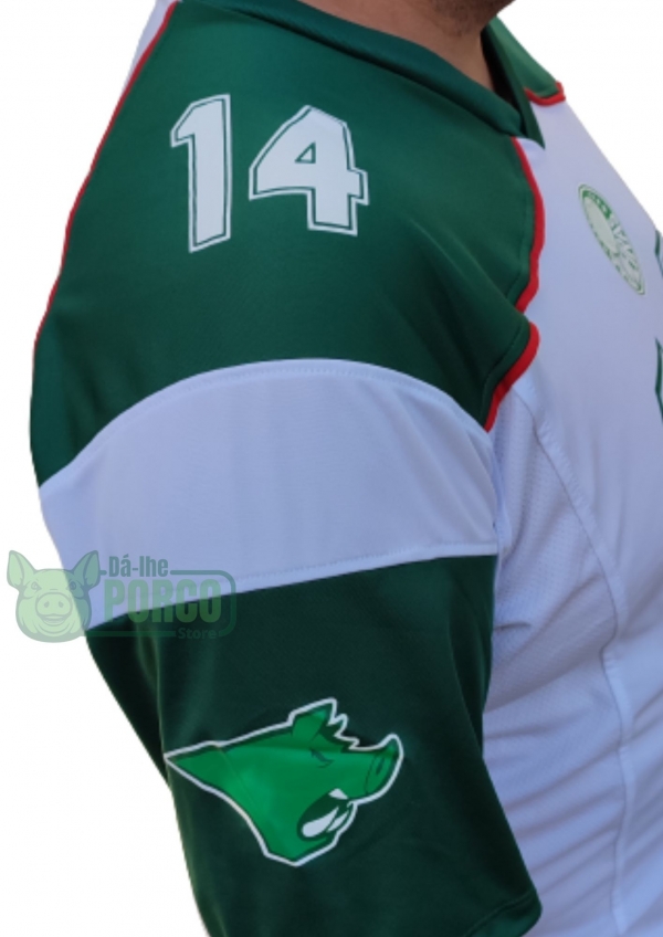 Camisa Palmeiras Futebol Americano Masculina - Branco