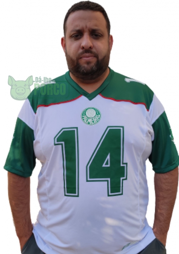 Camisa Palmeiras Futebol Americano Masculina - Branco