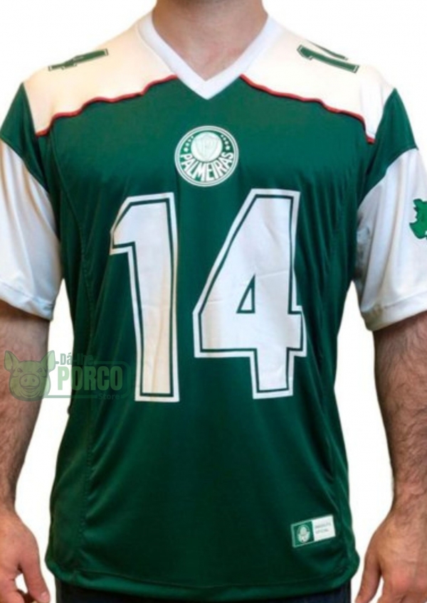 Camisa Palmeiras Futebol Americano Masculina - Verde