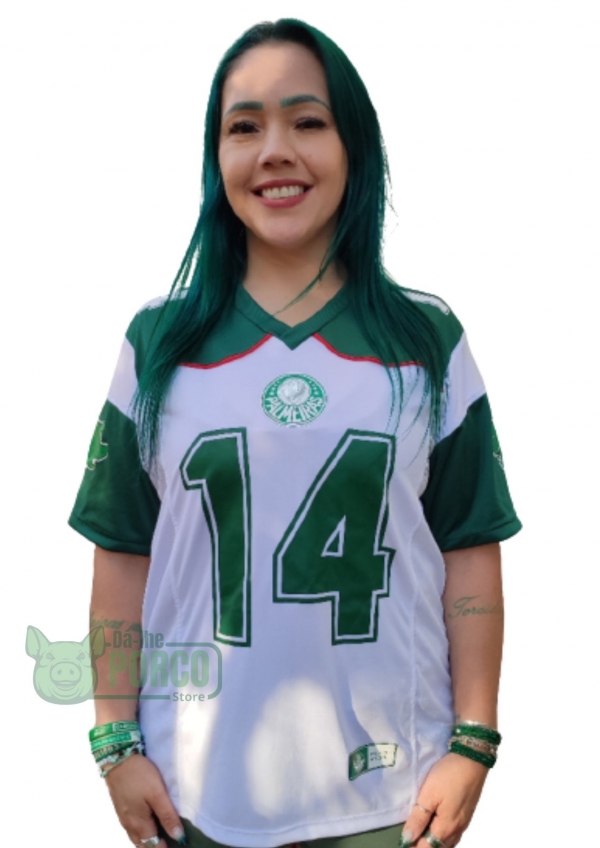 Camisa Palmeiras Futebol Americano - Branco