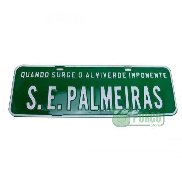 Placa Decorativa S. E. Palmeiras (Verde)