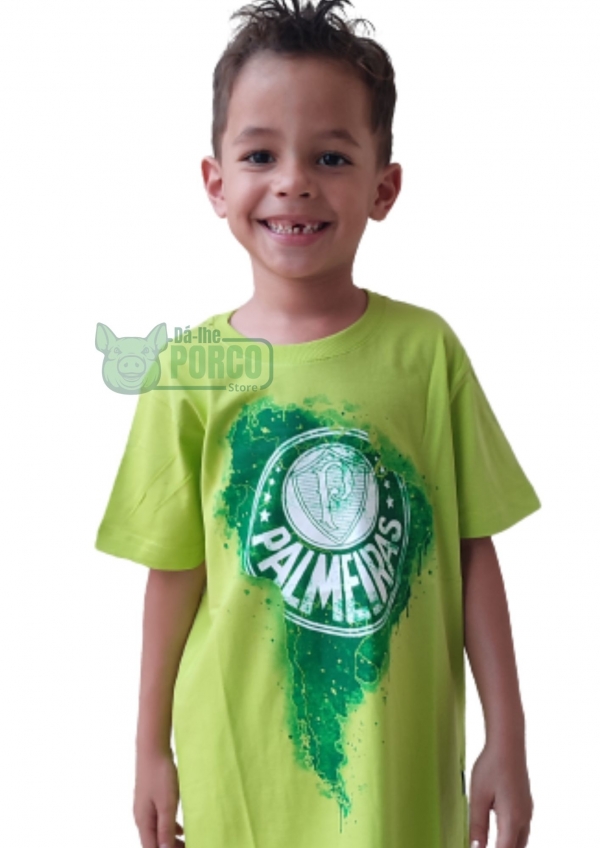 Camisa Infantil Casual Palmeiras América