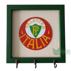 Porta Chaves Palmeiras Palestra Itália 22x22cm