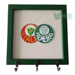 Porta Chaves Palmeiras Campeonissímo 22x22cm