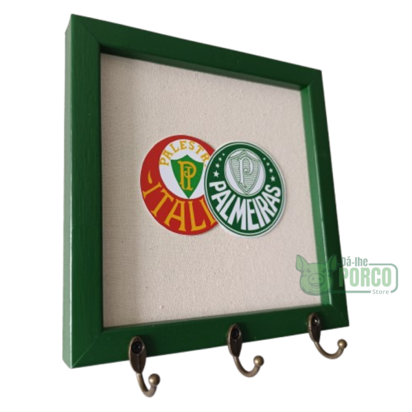 Porta Chaves Palmeiras Campeonissímo 22x22cm