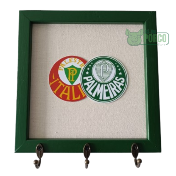 Porta Chaves Palmeiras Campeonissímo 22x22cm