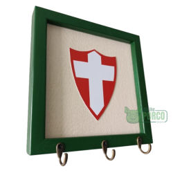 Porta Chaves Palmeiras Savóia 22x22cm