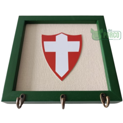 Porta Chaves Palmeiras Savóia 22x22cm