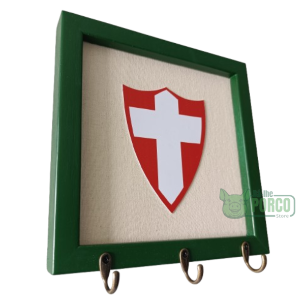 Porta Chaves Palmeiras Savóia 22x22cm