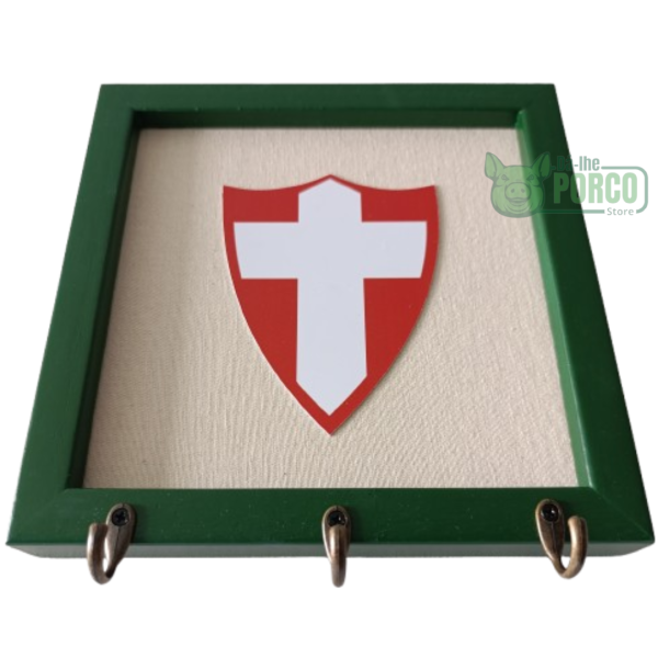 Porta Chaves Palmeiras Savóia 22x22cm
