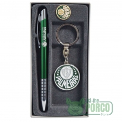 Kit Caneta, Chaveiro e Pin