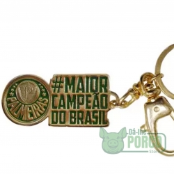 Chaveiro Ouro #MAIORCAMPEÃO Palmeiras
