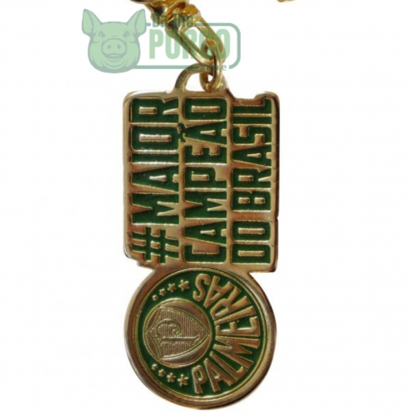 Chaveiro Ouro #MAIORCAMPEÃO Palmeiras