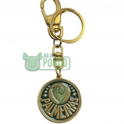 Chaveiro Ouro Escudo Palmeiras