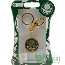 Chaveiro Ouro Escudo Palmeiras