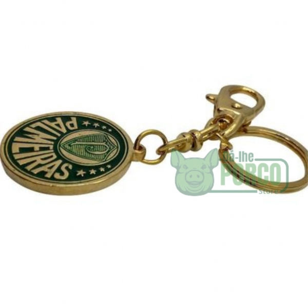 Chaveiro Ouro Escudo Palmeiras