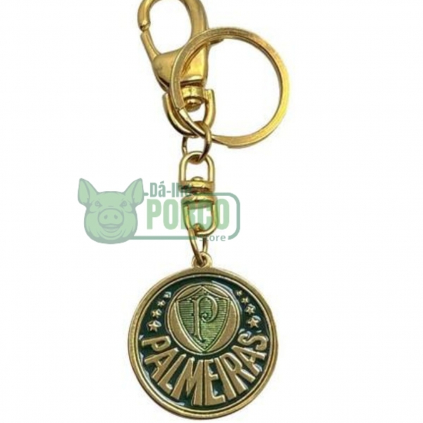Chaveiro Ouro Escudo Palmeiras