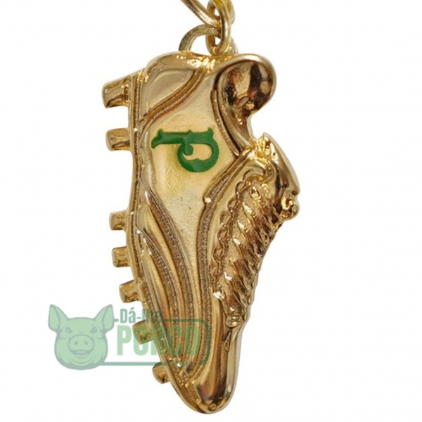 Chaveiro Chuteira Ouro Palmeiras