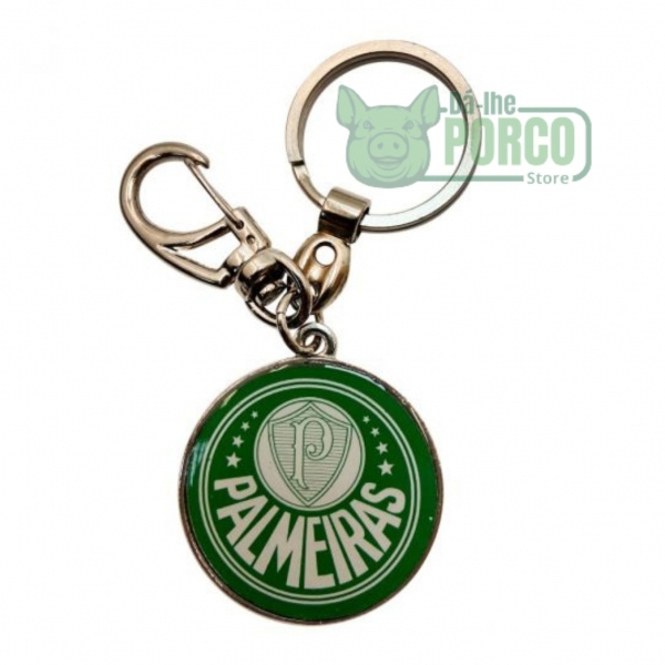 Chaveiro Escudo/Bola Resinado Palmeiras