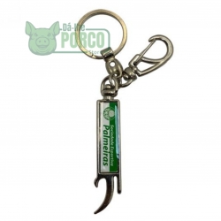 Chaveiro Retangular Abridor Garrafa Palmeiras