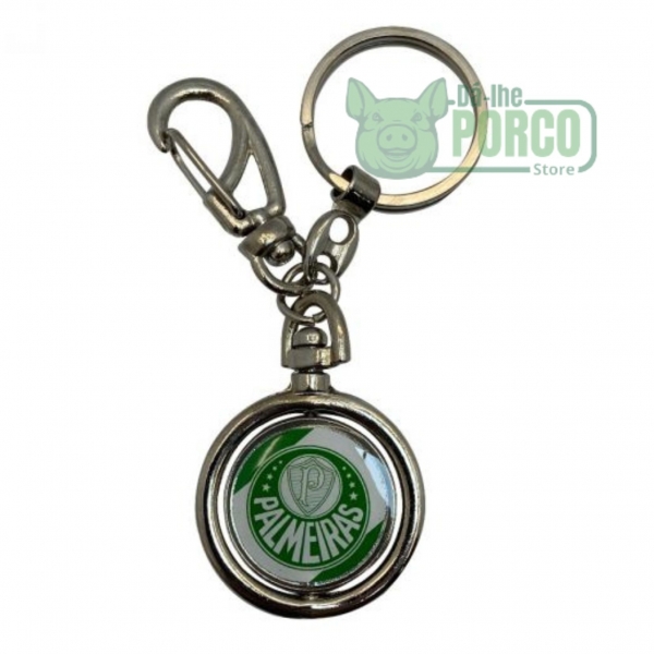 Chaveiro Redondo Giratório Palmeiras