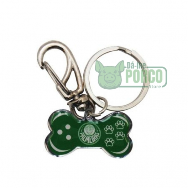 Chaveiro Ossinho Mosquetão Palmeiras